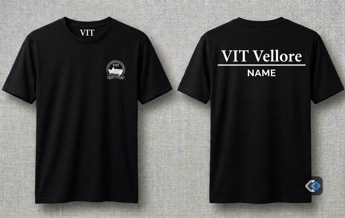 VIT Vellore Minimalist Oversized T-Shirt